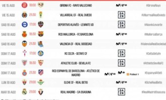 西甲首轮开球时间：巴萨8月17日1:30首战 皇马8月20日3:00比赛