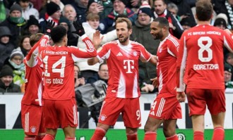 德甲豪门拜仁3-0轻取云达不莱梅，32岁凯恩火力全开：22轮攻入26球