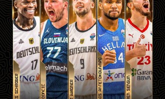 欧洲杯最佳阵容:东契奇字母哥领衔 德国两人入选